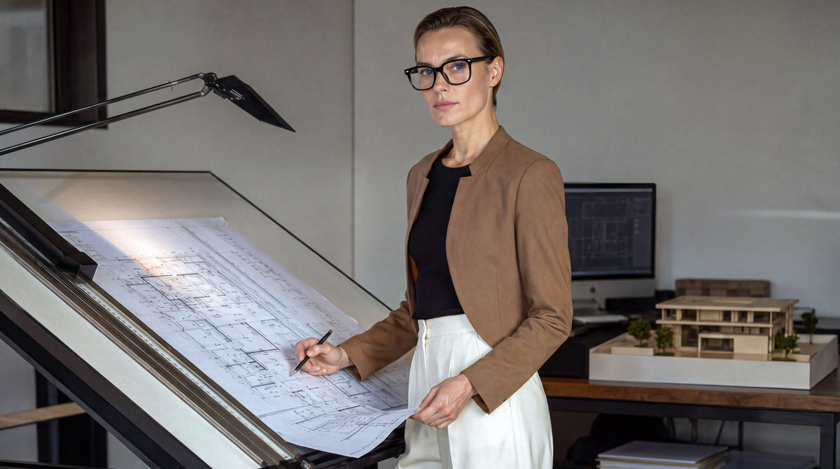 Rounded Square Glasses