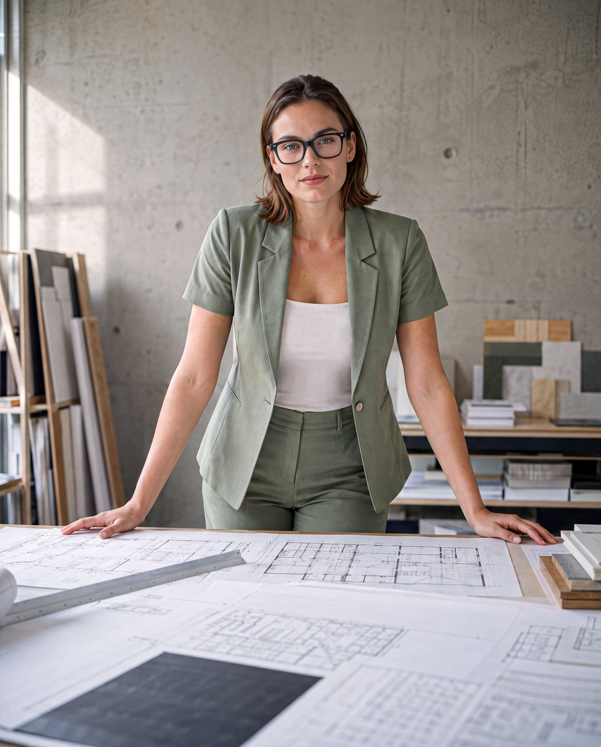Rounded Square Glasses