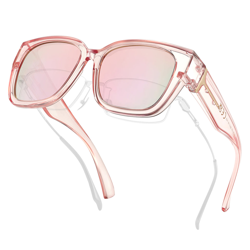 Soft Cat-Eye Fit-Over Sunglasses