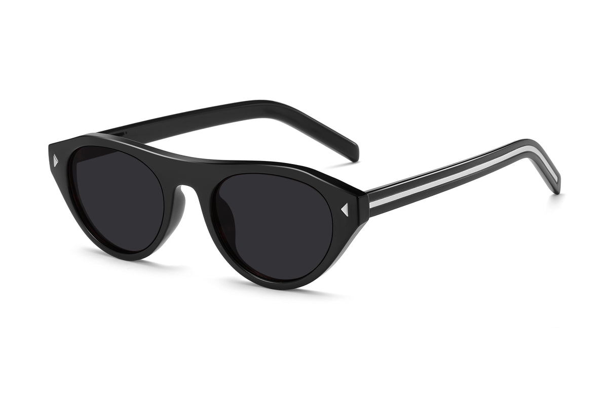 Soft Cat-Eye Frame Sunglasses