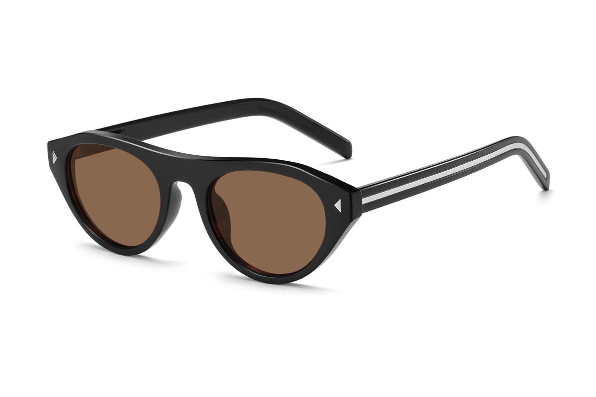 Soft Cat-Eye Frame Sunglasses