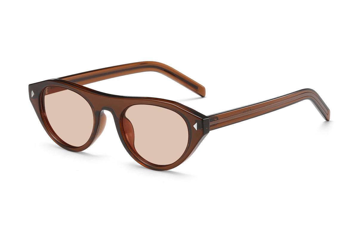 Soft Cat-Eye Frame Sunglasses