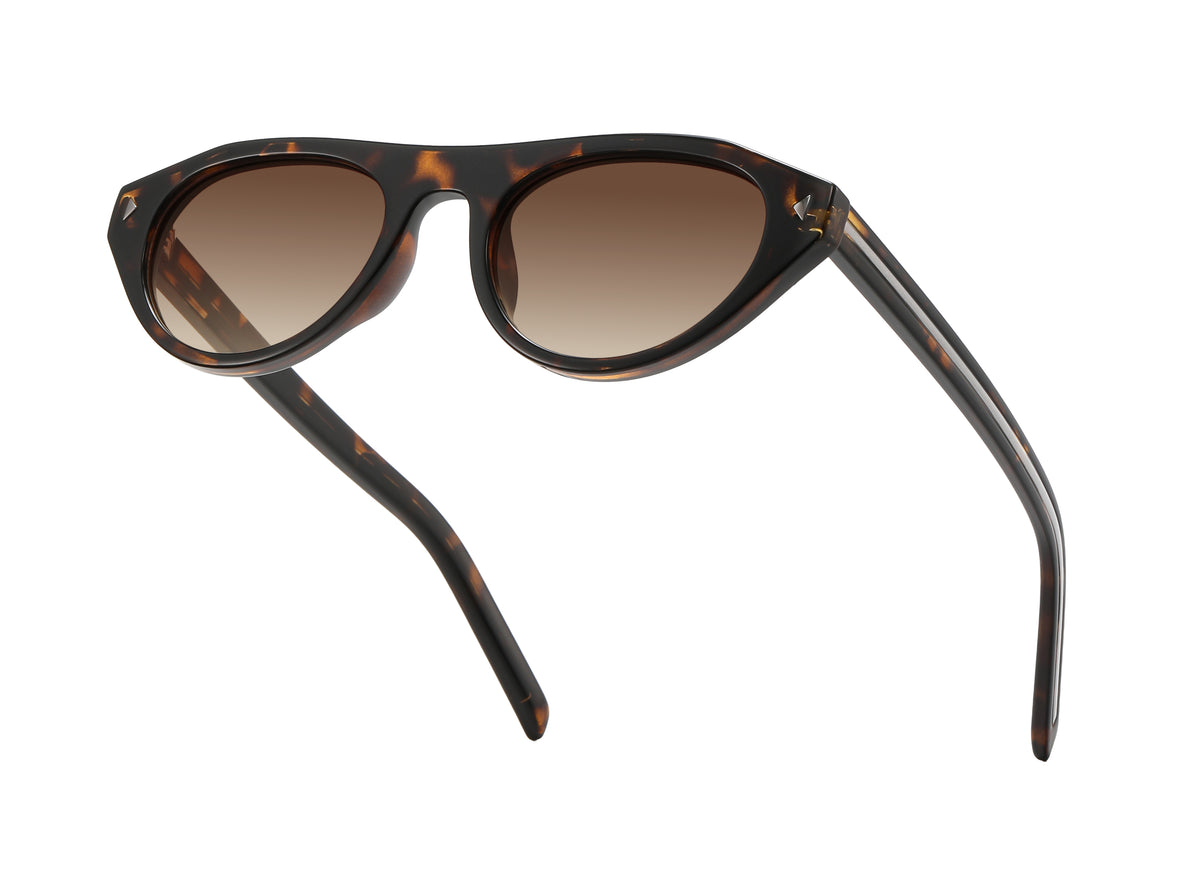 Soft Cat-Eye Frame Sunglasses