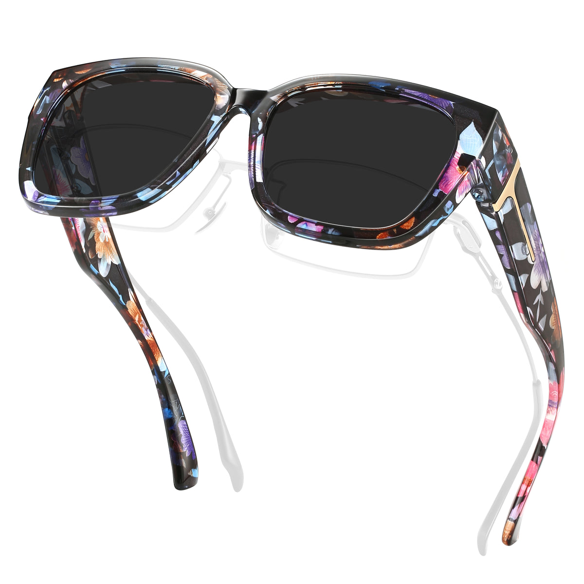 Soft Cat-Eye Fit-Over Sunglasses