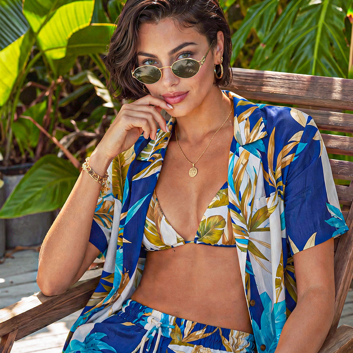 Round Cat-Eye Sunglasses
