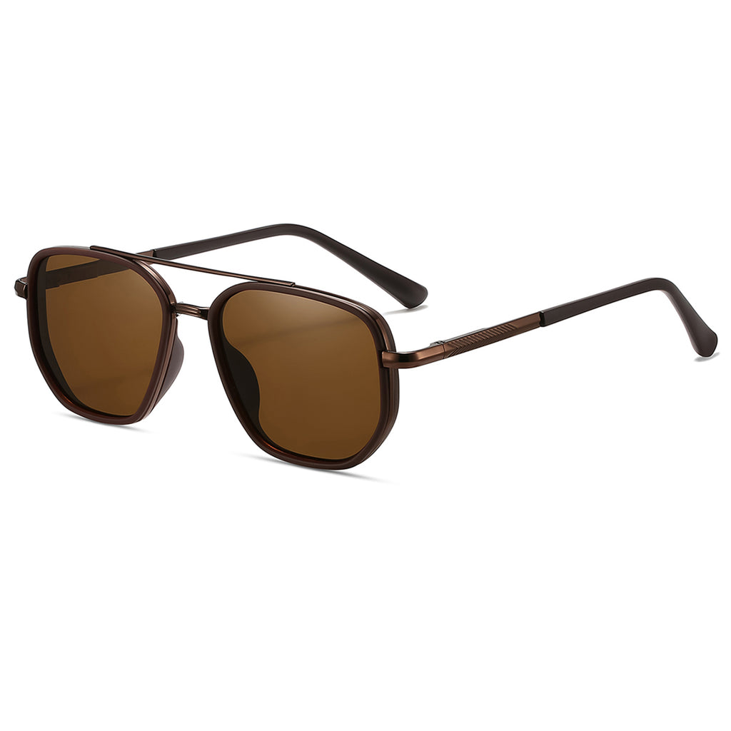 kimorn Tangle Free Polarized Aviator Sunglasses for Women Retro Square Metal Frame, UV400 Protection, Driving & Beach Shades