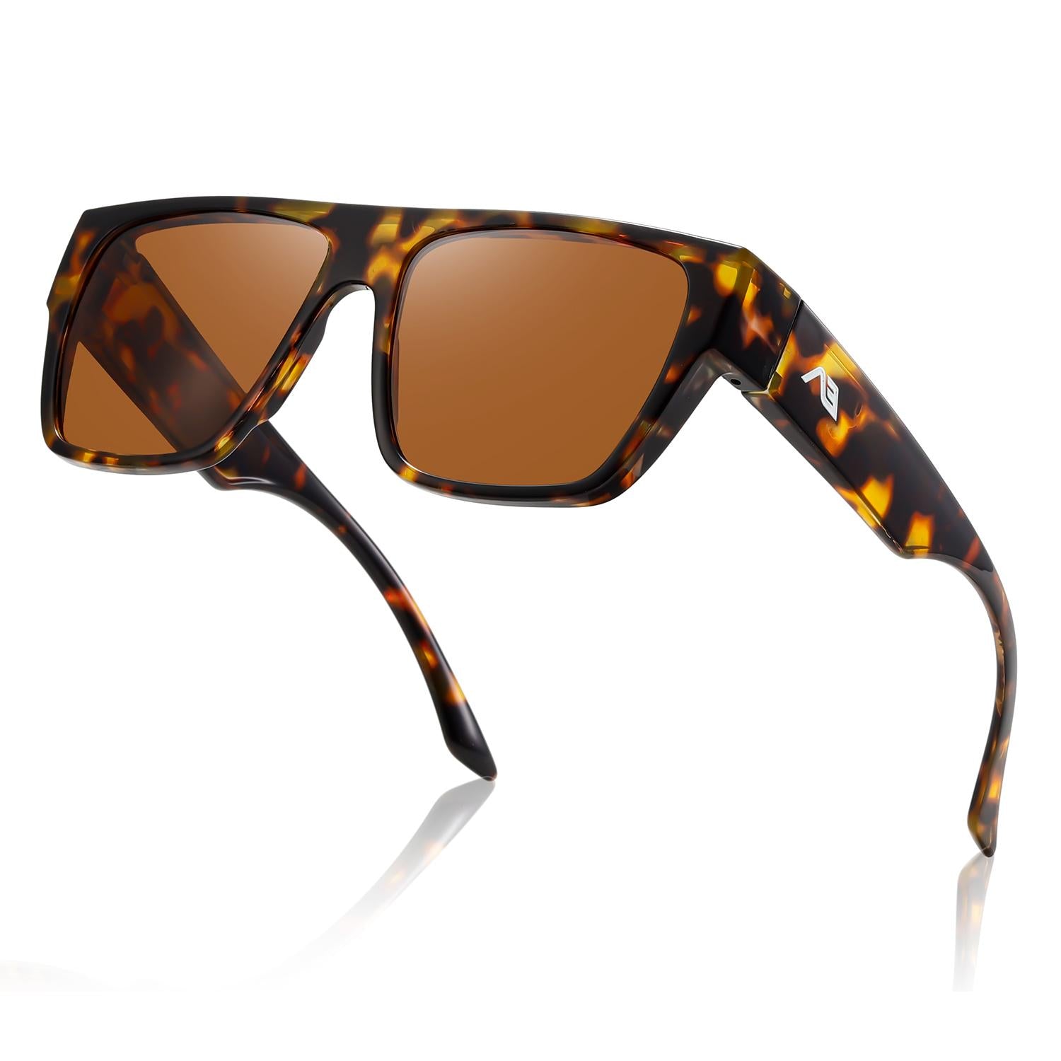 KIMORN Polarized Fit-Over Square Sunglasses