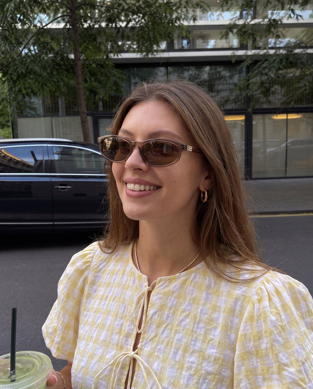 Slim Cat-Eye Sunglasses