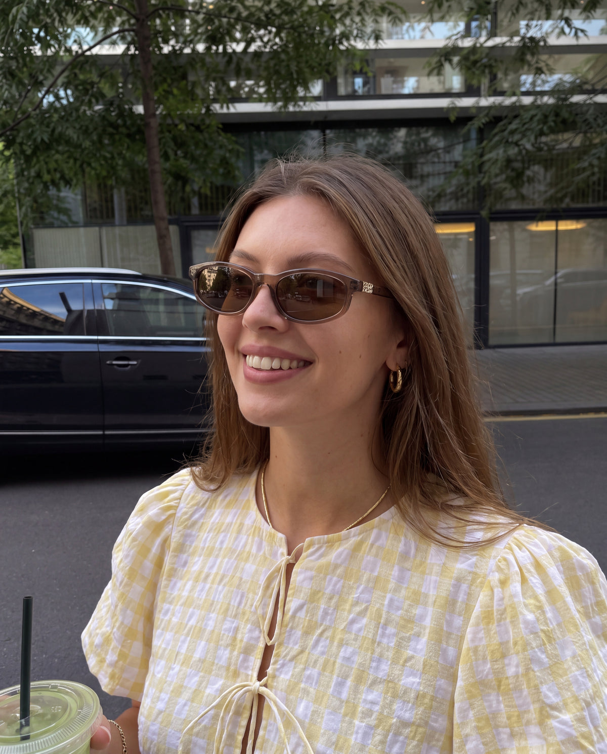 Slim Cat-Eye Sunglasses