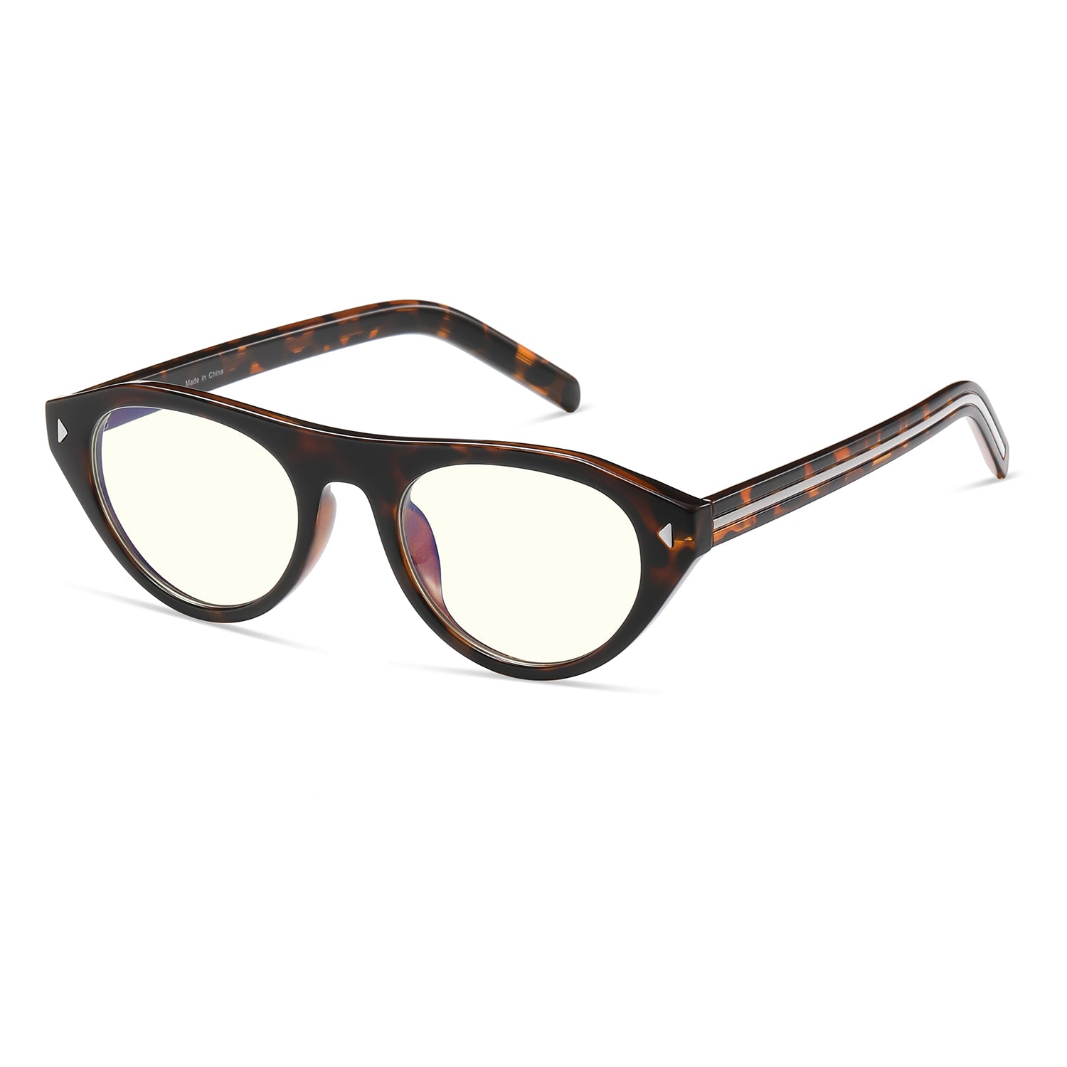 KIMORN Small Oval Blue Light Glasses