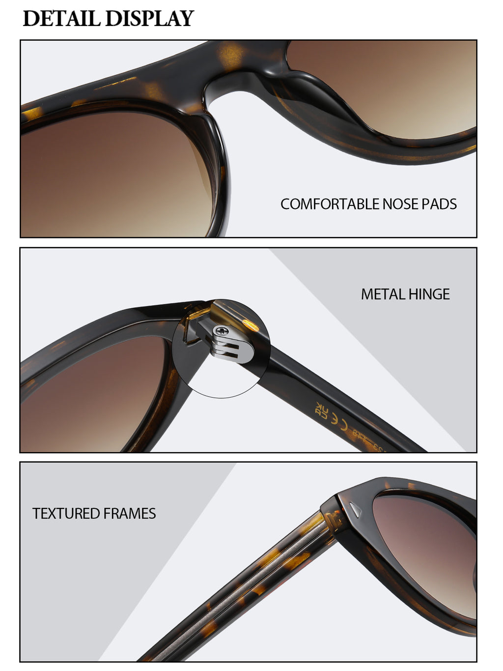 KIMORN Retro Small Oval Sunglasses