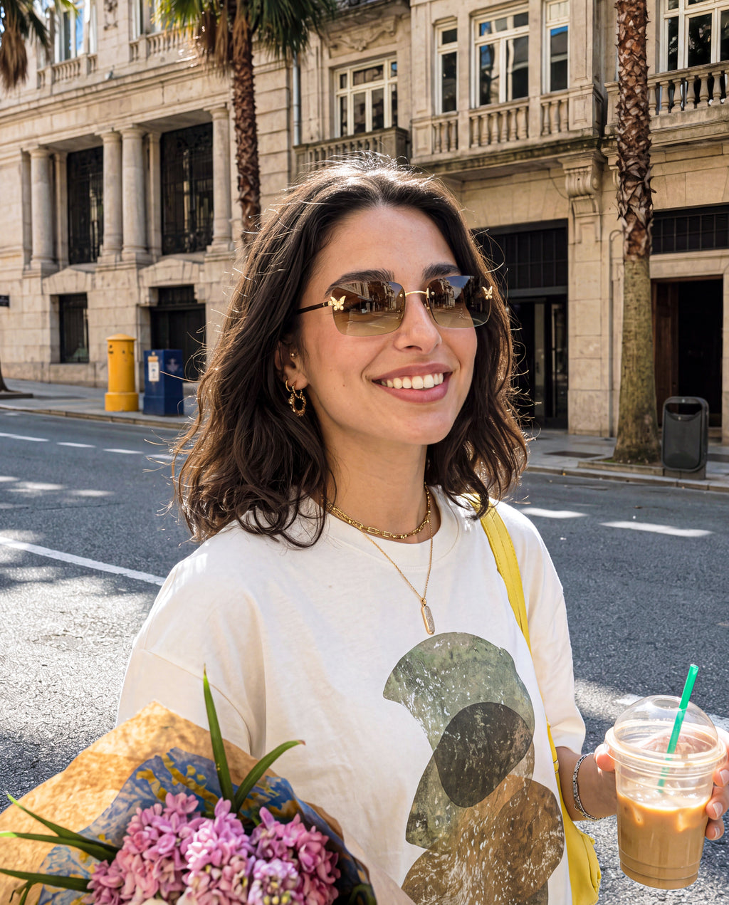 imless Rectangular Sunglasses