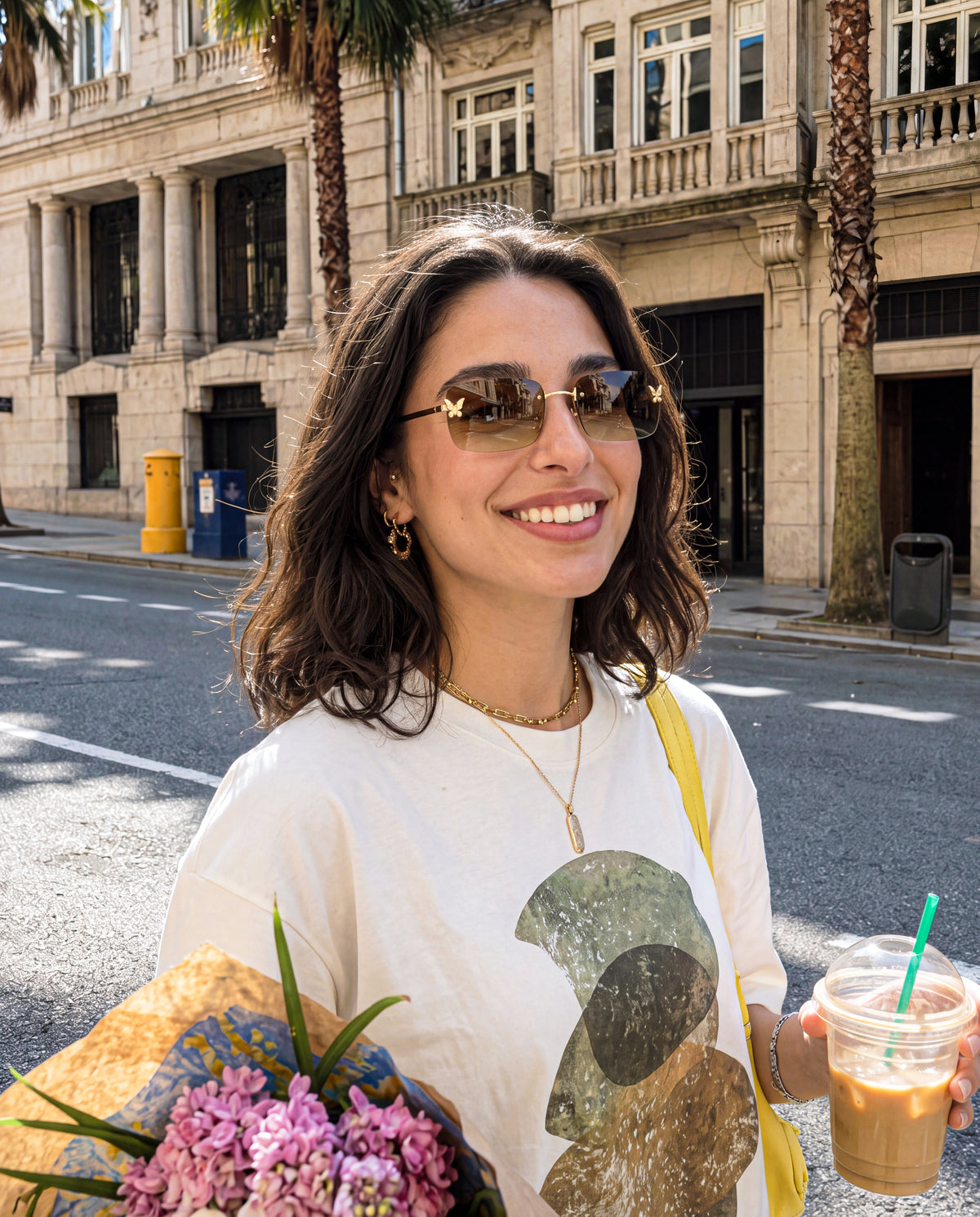 imless Rectangular Sunglasses
