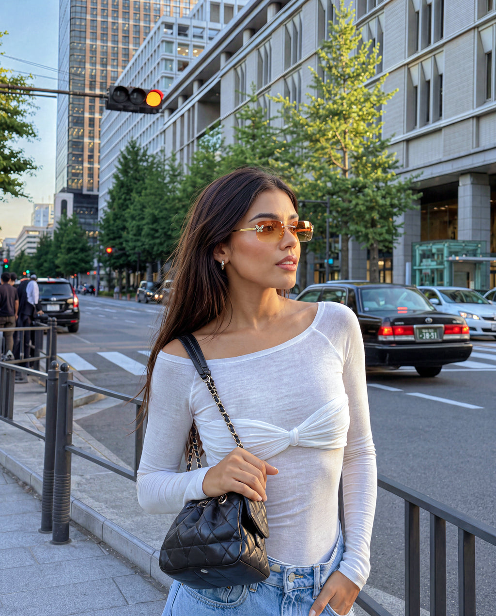 imless Rectangular Sunglasses