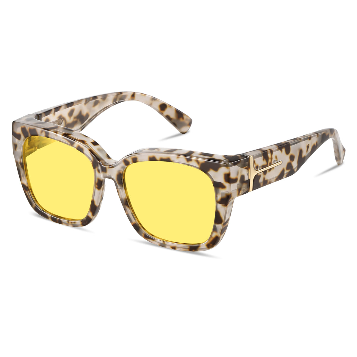 Soft Cat-Eye Square Frame