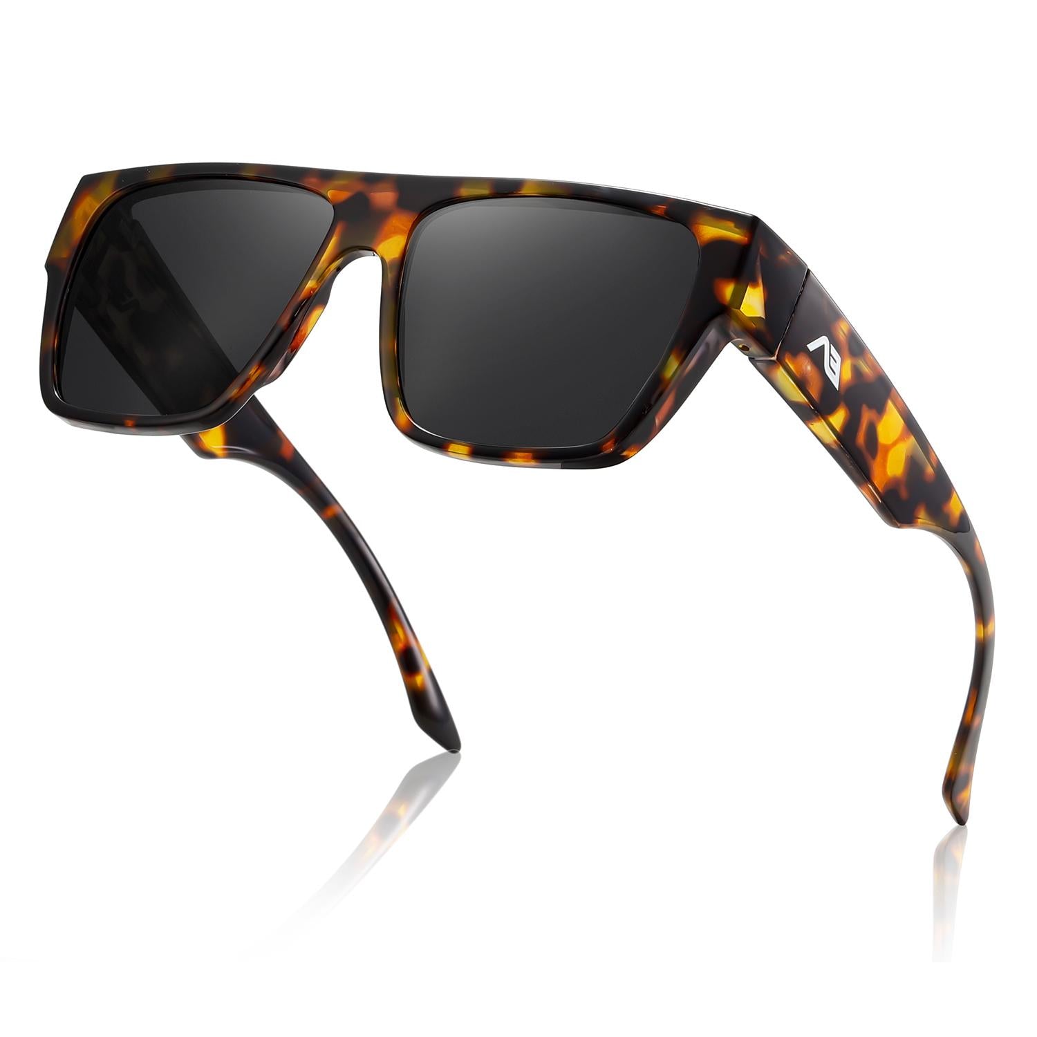 KIMORN Polarized Fit-Over Square Sunglasses