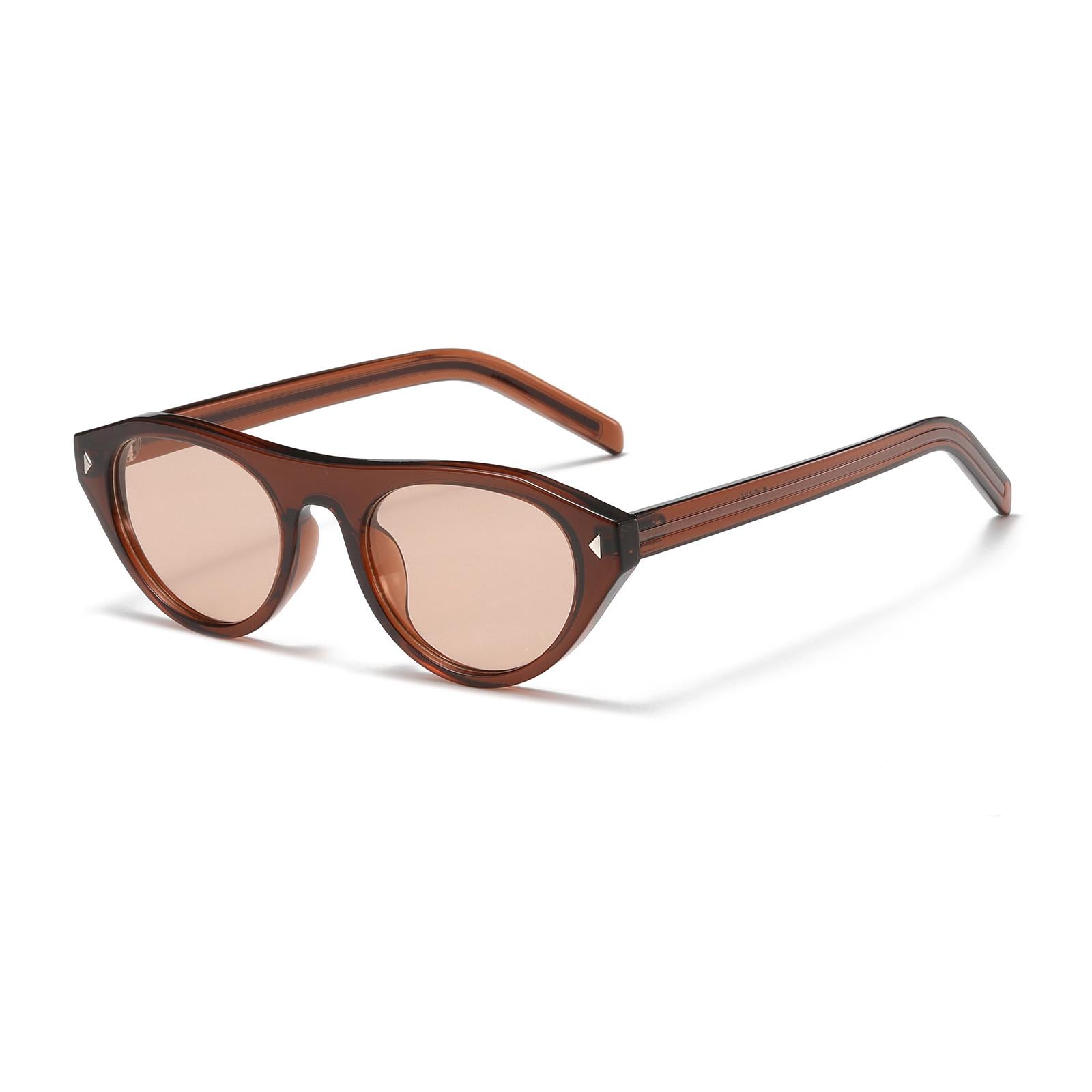 KIMORN Retro Small Oval Sunglasses