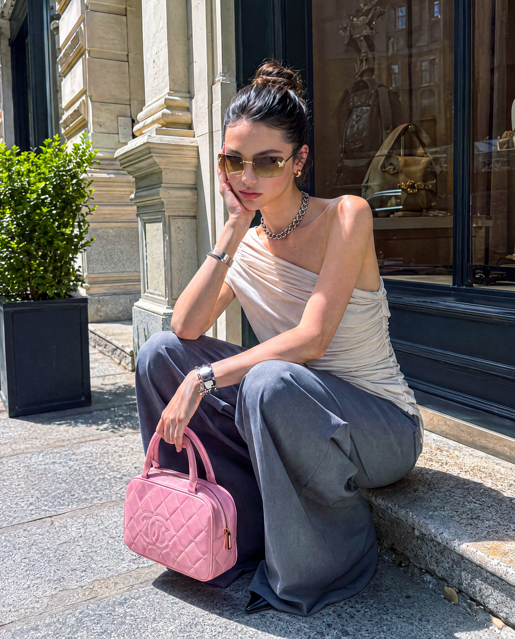 imless Rectangular Sunglasses