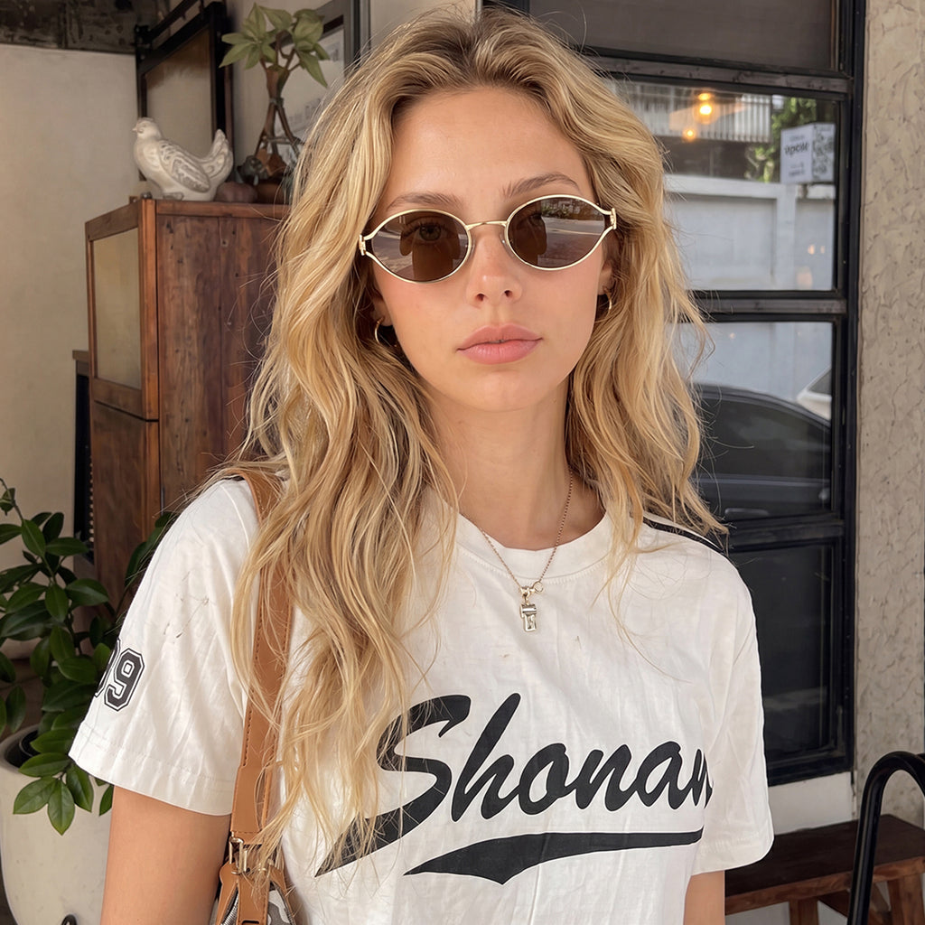 Round Cat-Eye Sunglasses