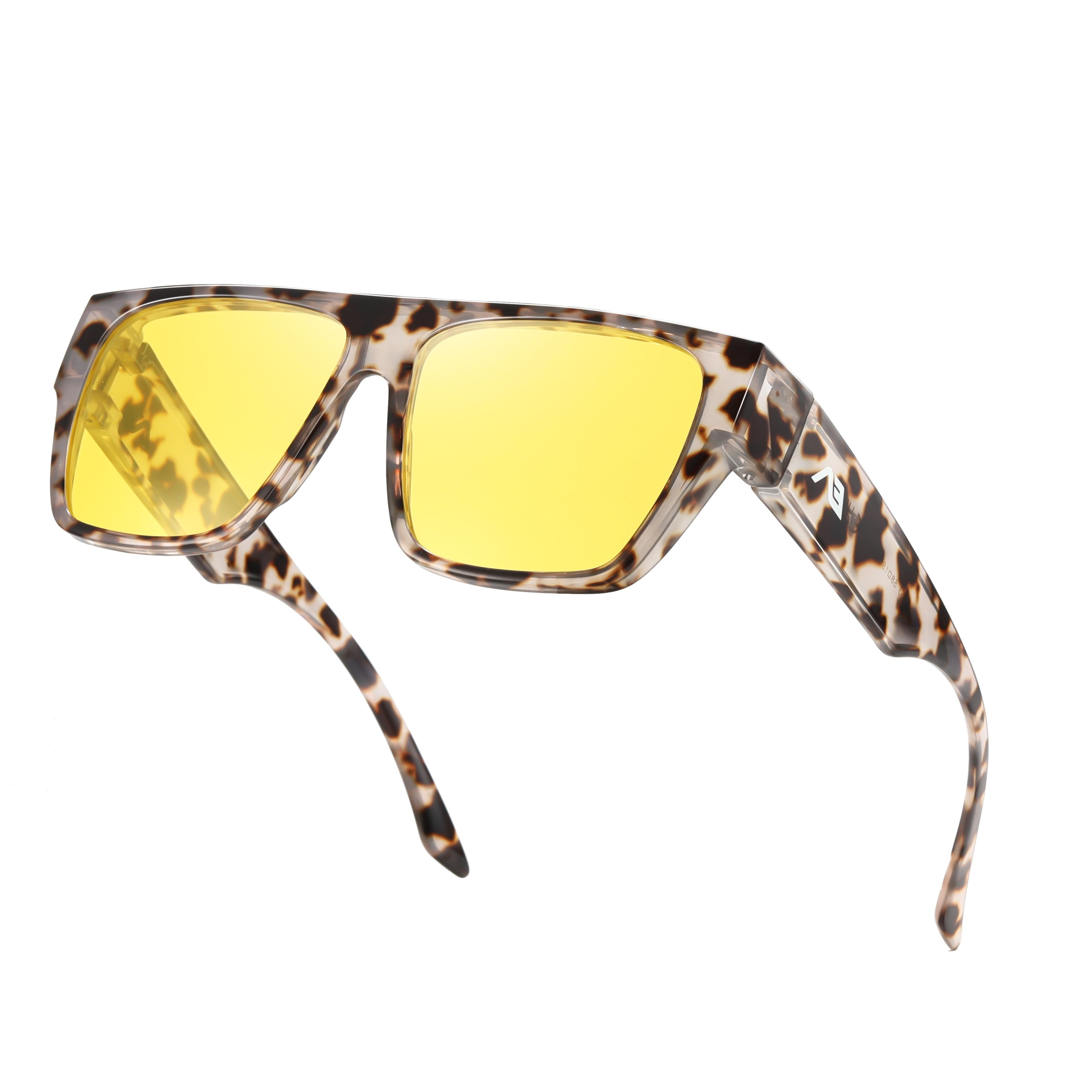 KIMORN Polarized Fit-Over Square Sunglasses