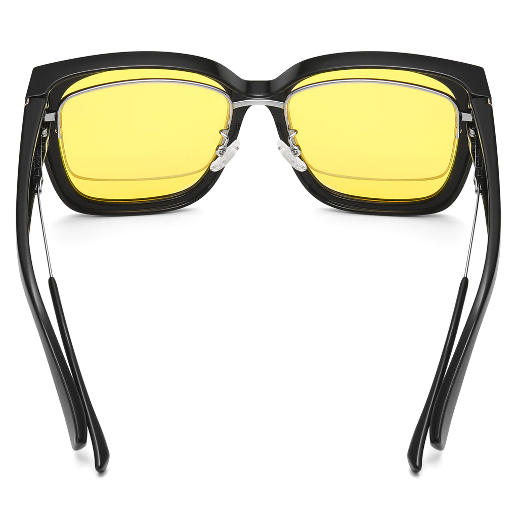 Soft Cat-Eye Square Frame