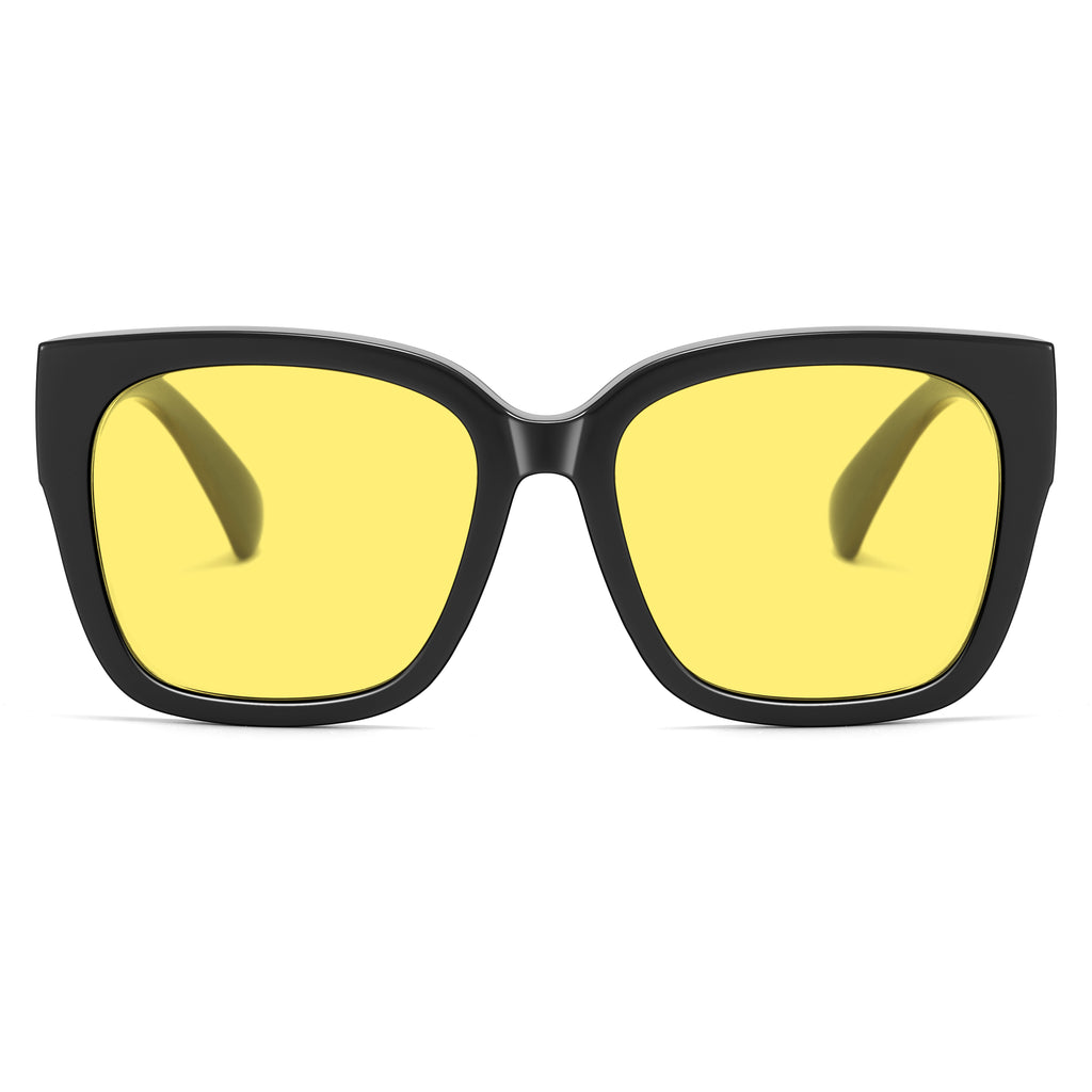 Soft Cat-Eye Square Frame