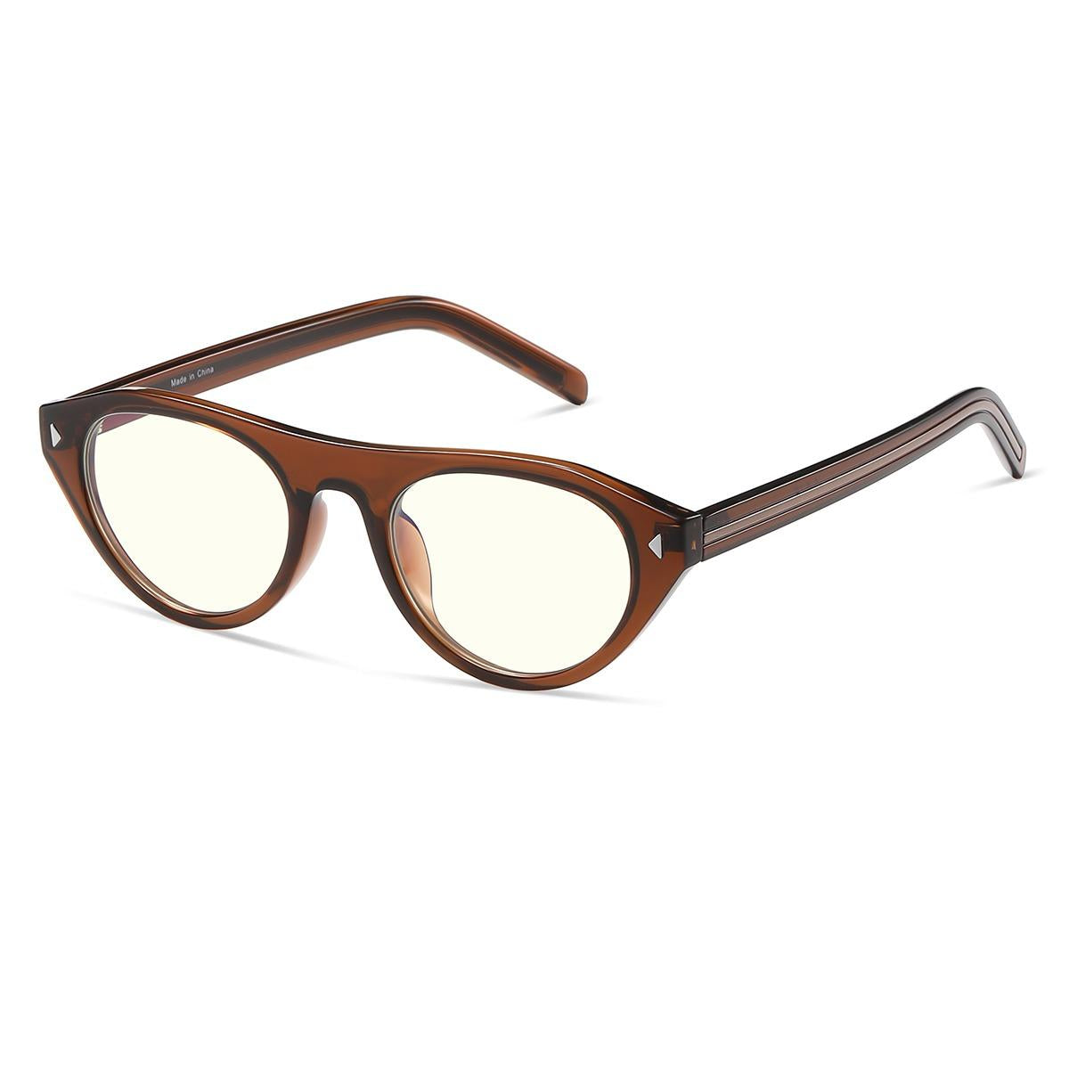 KIMORN Small Oval Blue Light Glasses