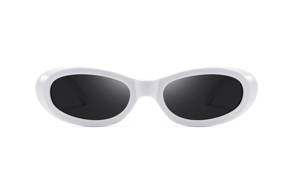 Retro Narrow Oval Sunglasses