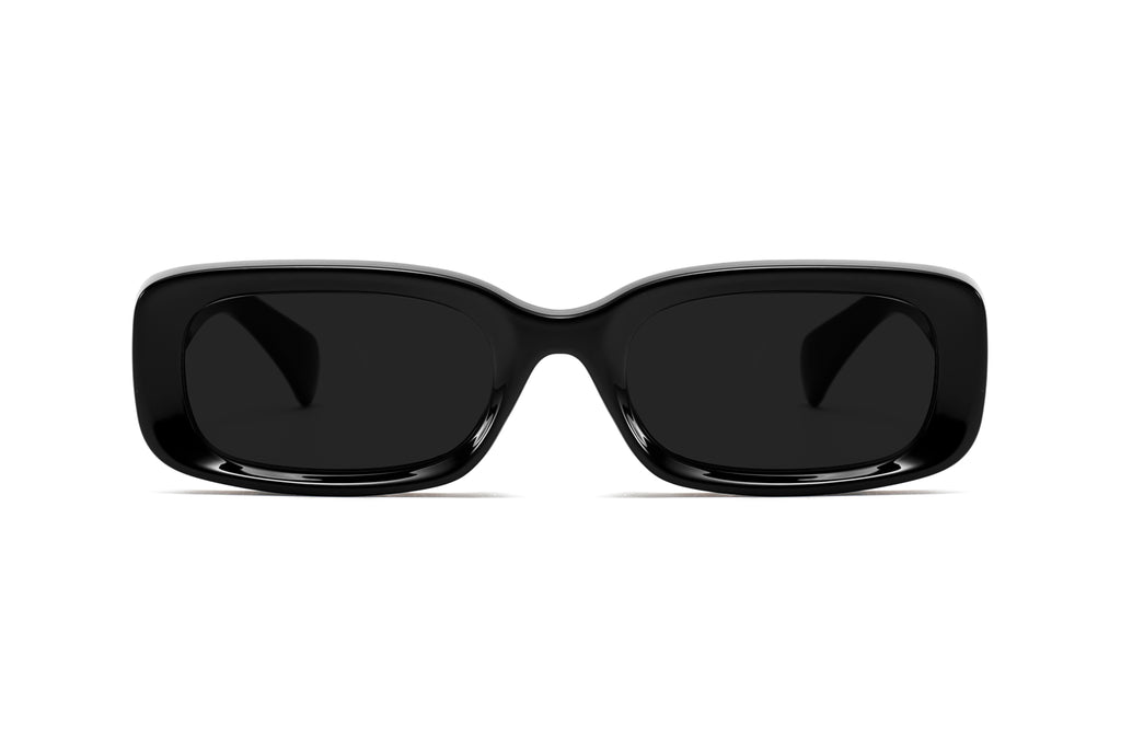 Retro Chunky Rectangular Sunglasses