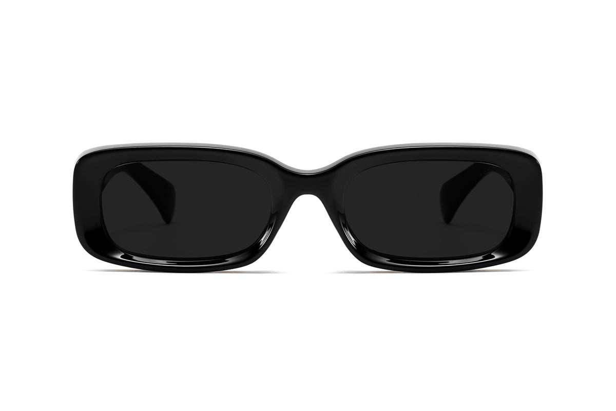 Retro Chunky Rectangular Sunglasses