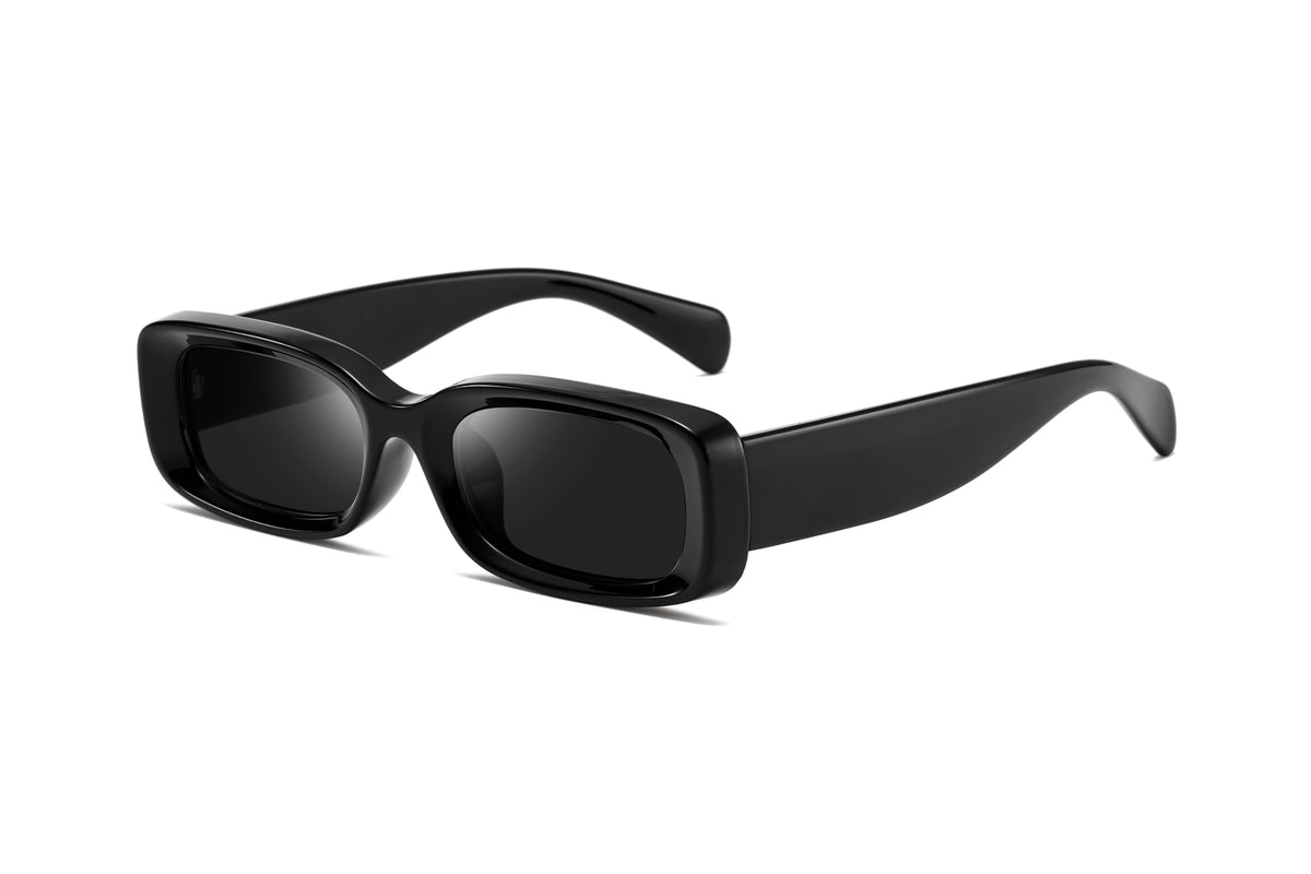 Retro Chunky Rectangular Sunglasses