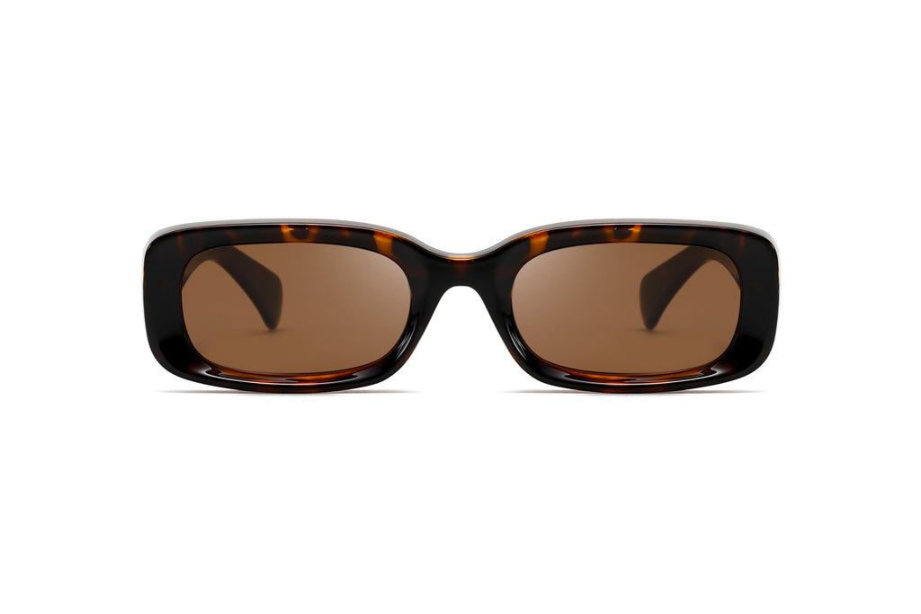 Retro Chunky Rectangular Sunglasses