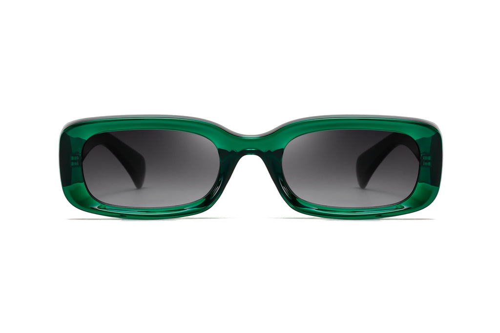 Retro Chunky Rectangular Sunglasses
