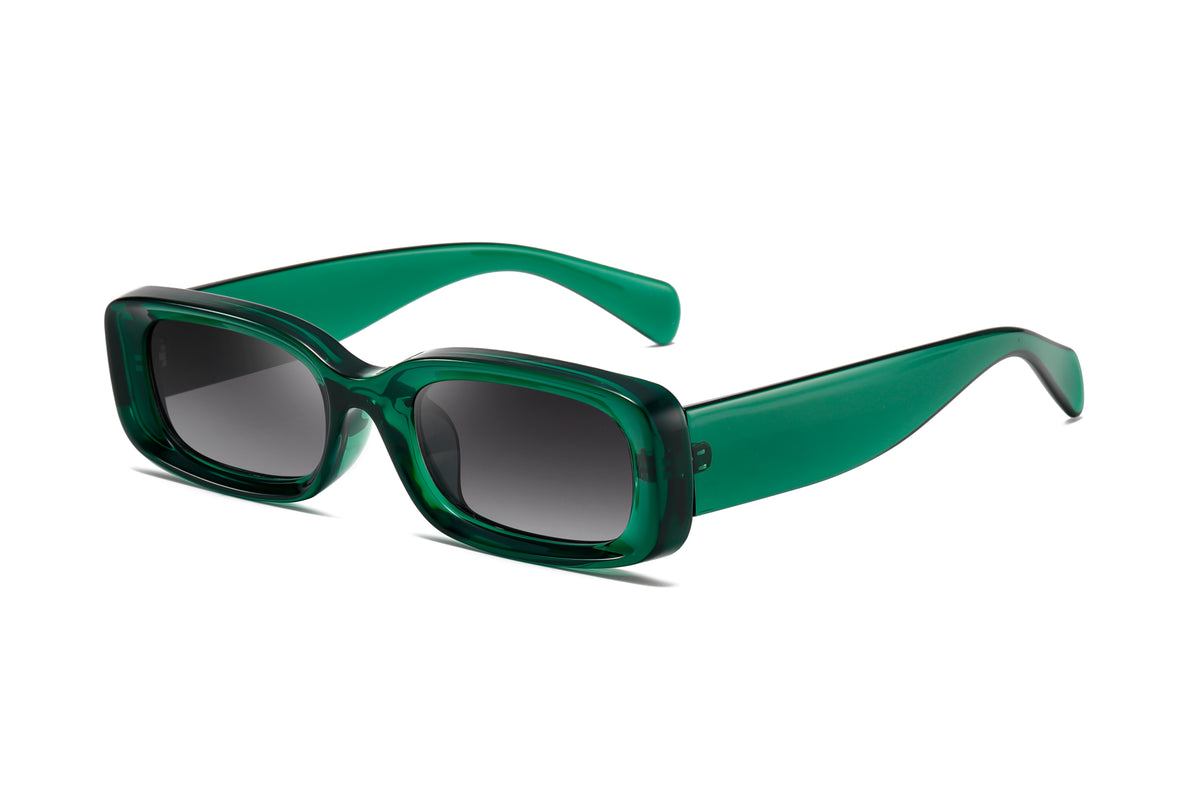 Retro Chunky Rectangular Sunglasses