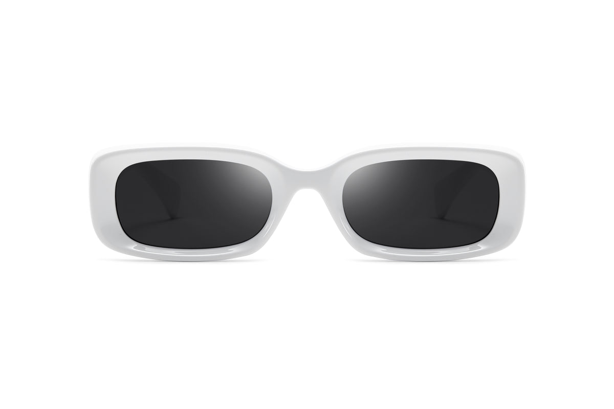 Retro Chunky Rectangular Sunglasses