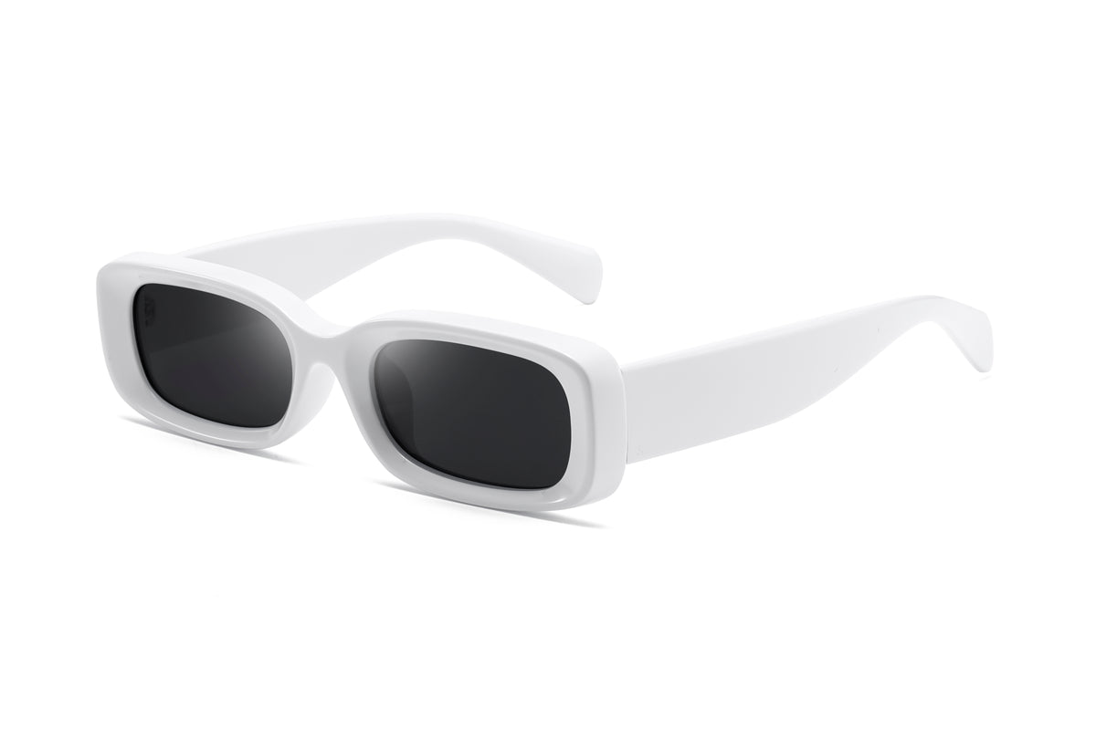Retro Chunky Rectangular Sunglasses