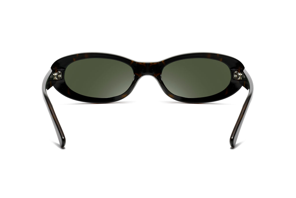 Retro Narrow Oval Sunglasses