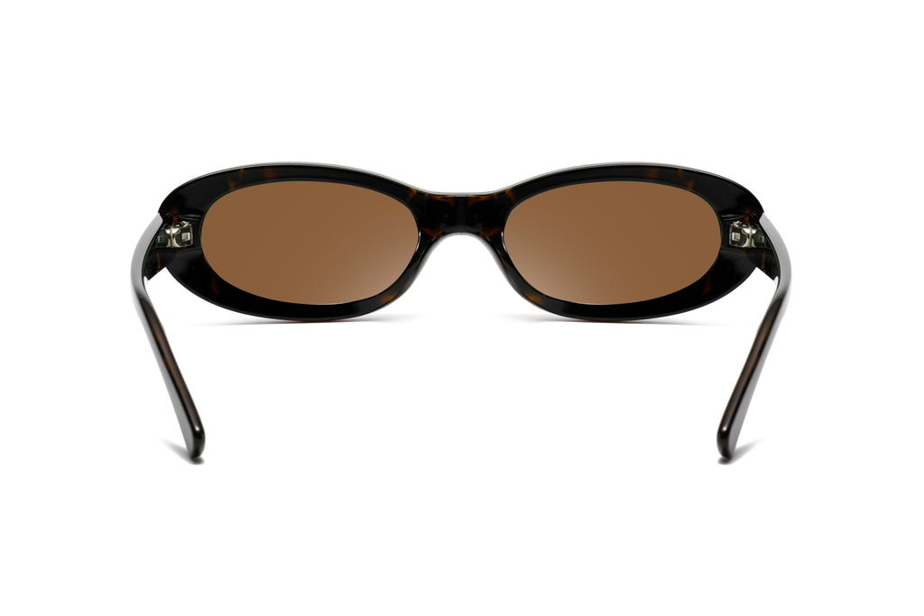 Retro Narrow Oval Sunglasses