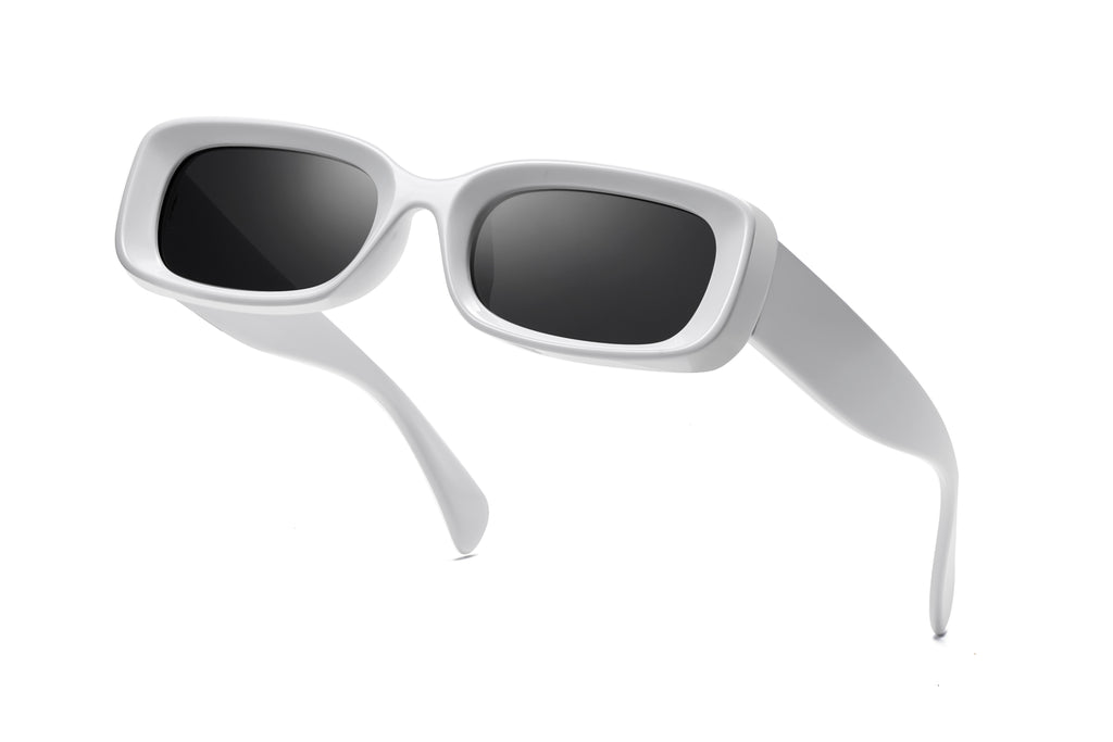 Retro Chunky Rectangular Sunglasses