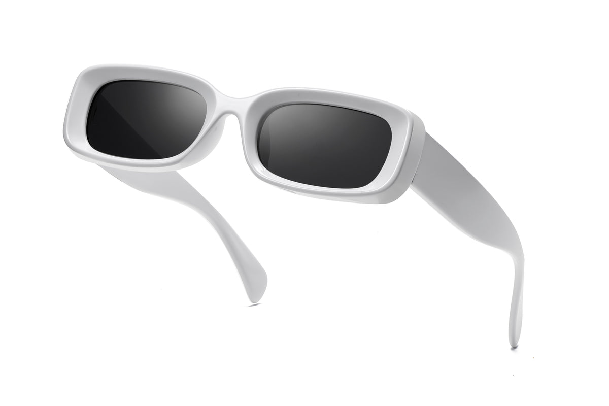 Retro Chunky Rectangular Sunglasses