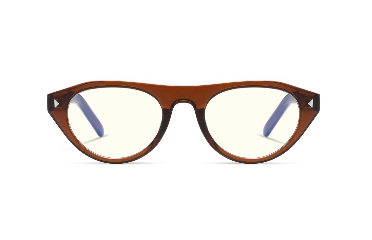 Soft Cat-Eye Frame Glasses