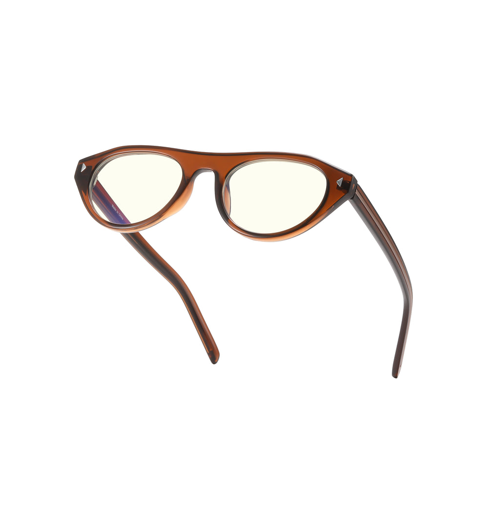 Soft Cat-Eye Frame Glasses