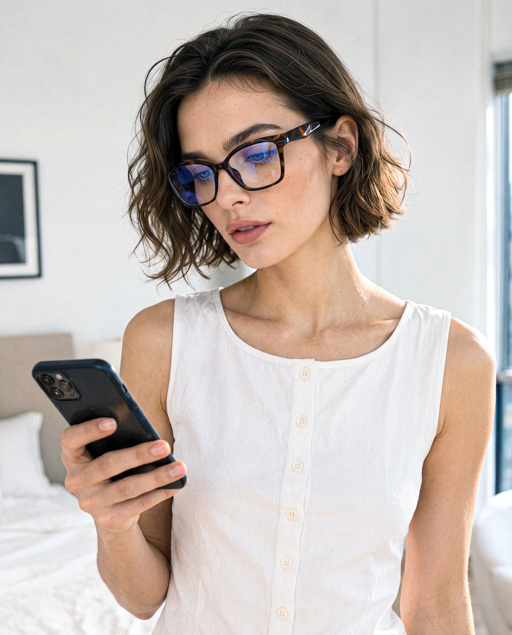 Retro Soft Square Blue Light Glasses