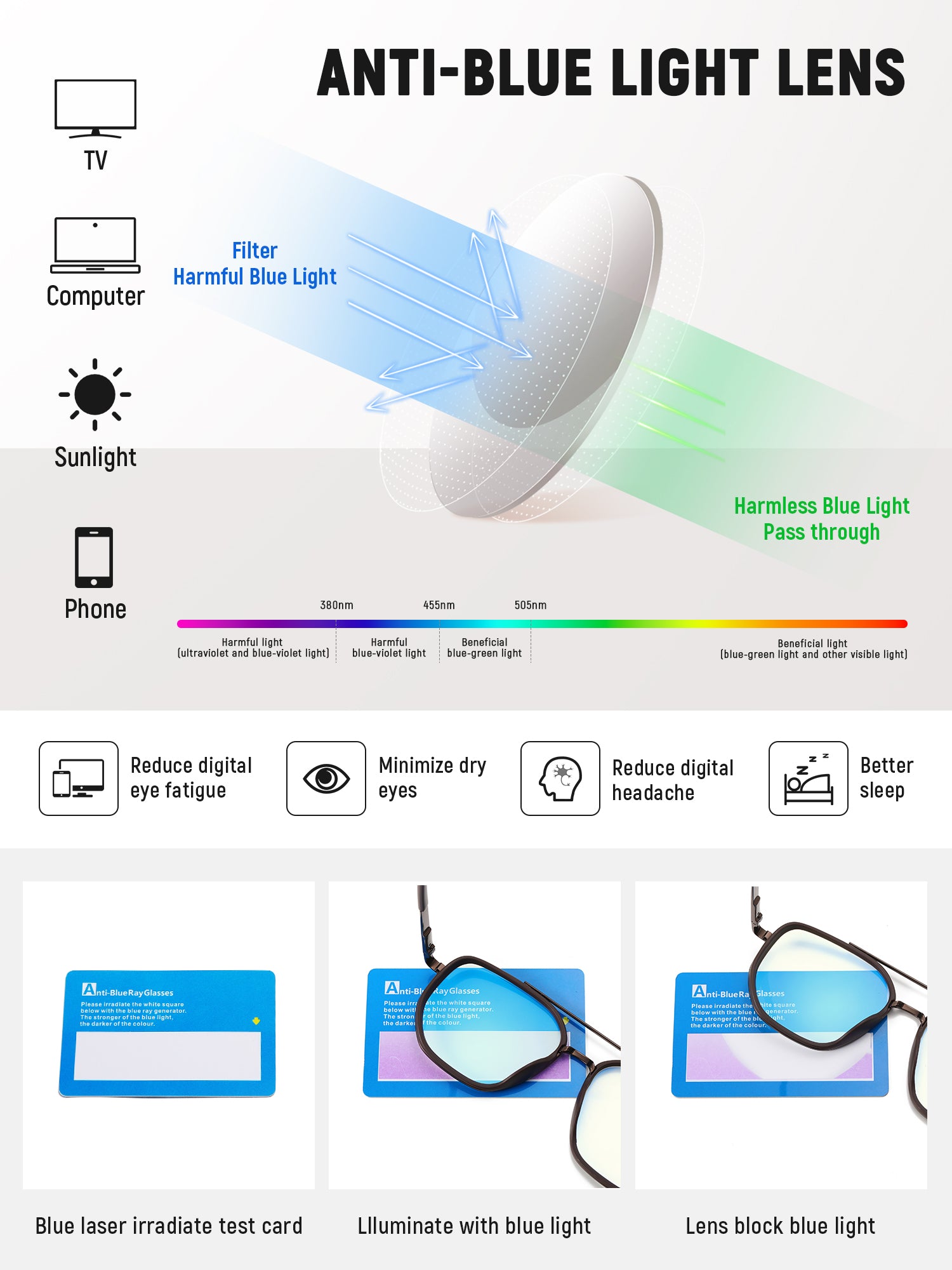 KIMORN Aviator Blue Light Glasses for Women and Men